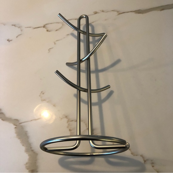 Satin Nickel Mug Tree - Picture 2 of 3